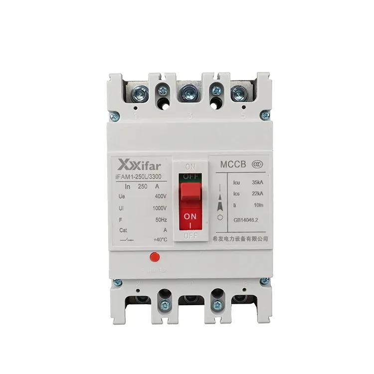 250a 2p Mccb Circuit Breaker Fixed Type
