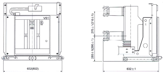 11kv Vacuum Circuit Breaker 630a Vcb In Substation